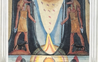 XVIII Trumps Thoth Tarot the Moon