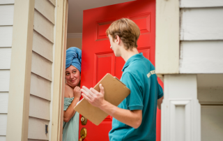Volunteer Street Canvasser Surprised By Flirtatious Woman
