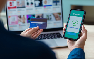 credit card and mobile phone