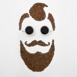 coffee beans face