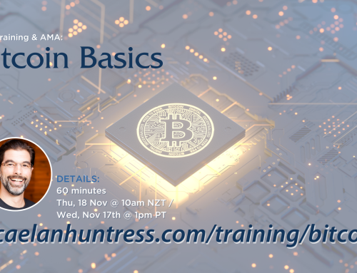 Crypto-curious? Come to my free training & AMA this week, ‘Bitcoin Basics’