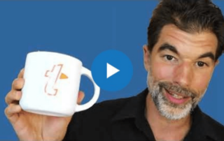 caelan with textexpander mug