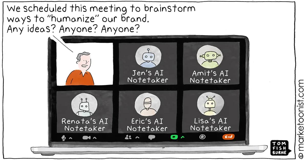 scheduled zoom meeting marketoonist