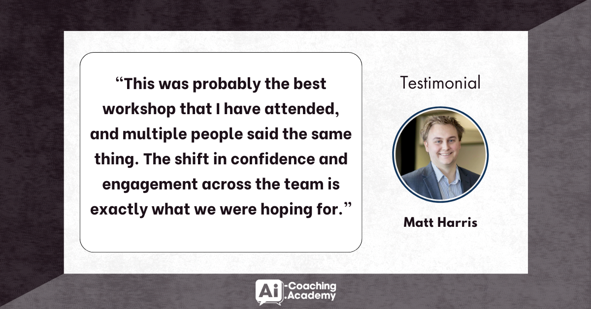 Matt Harris testimonial