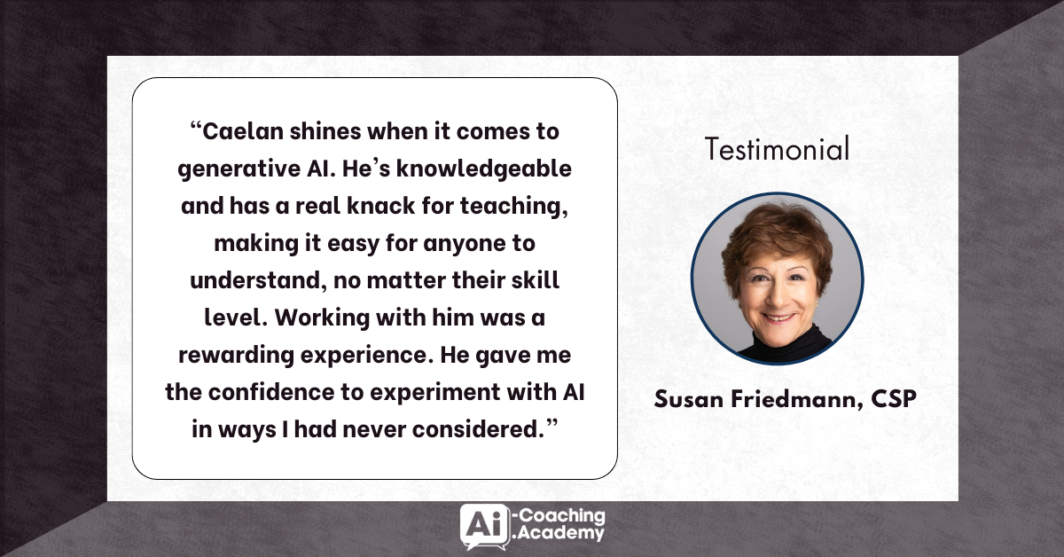 susan friedmann testimonial