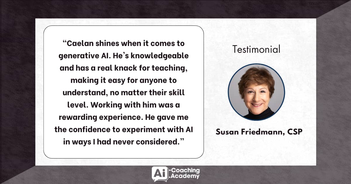 susan friedmann testimonial