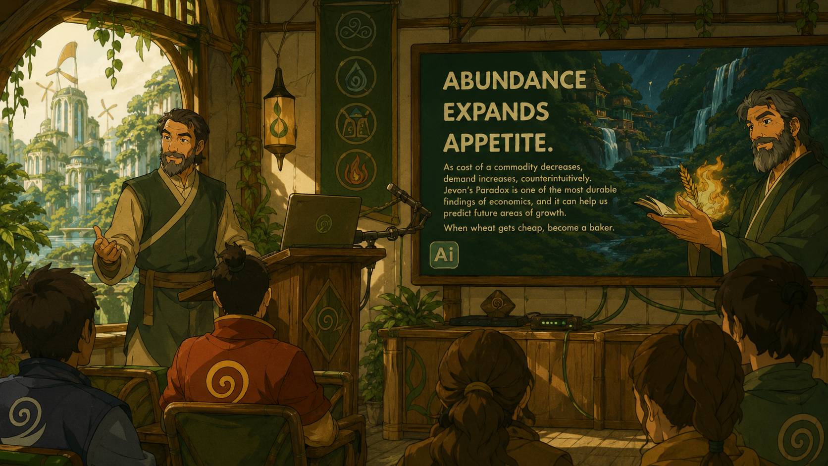 abundance expands appetite