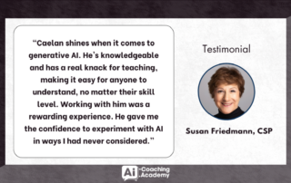 susan friedmann testimonial
