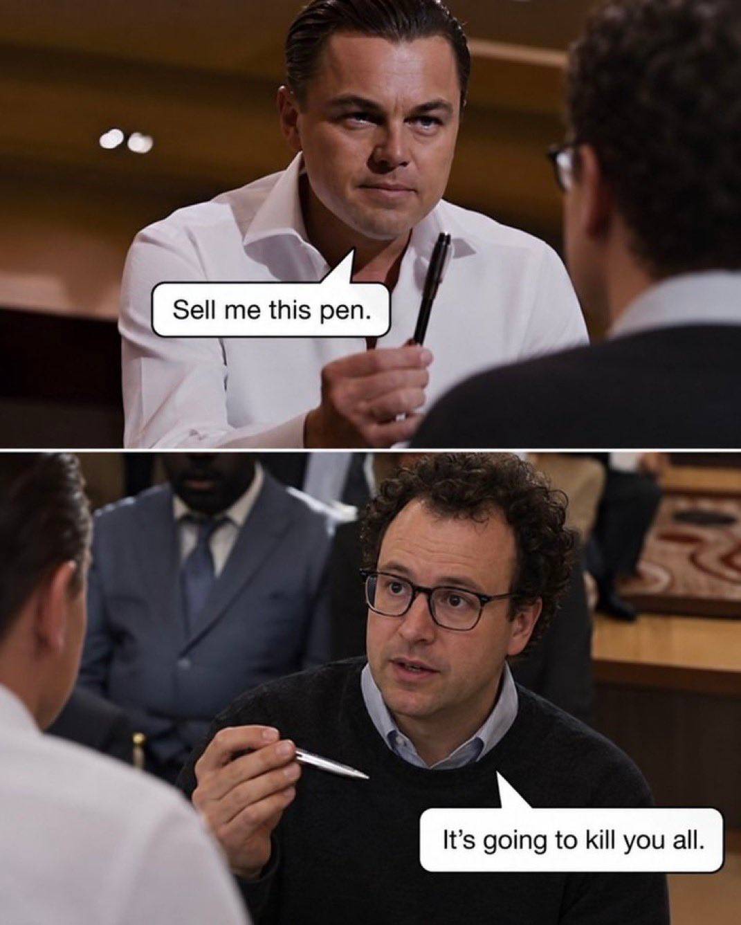 leonardo selling pen 